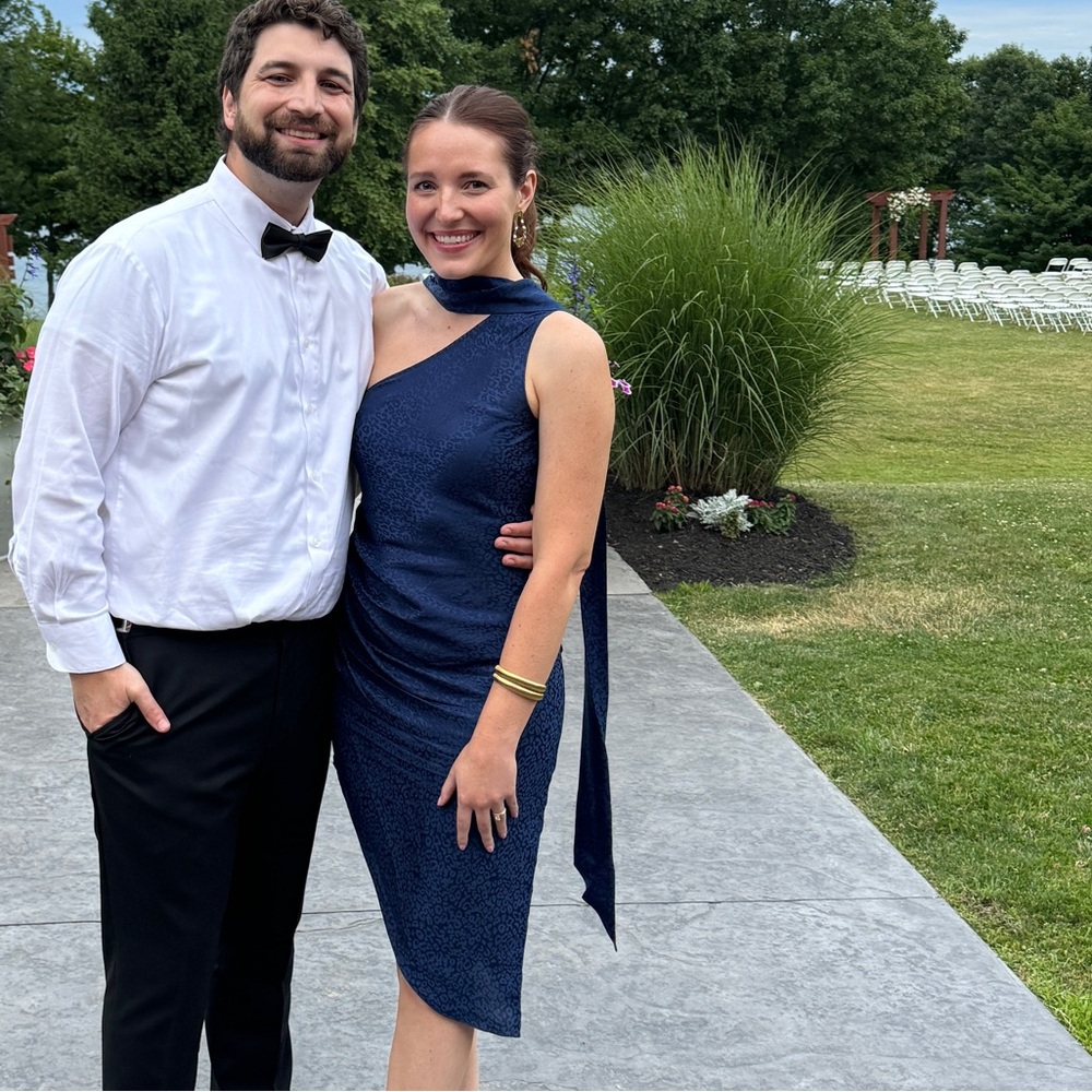 navy dress